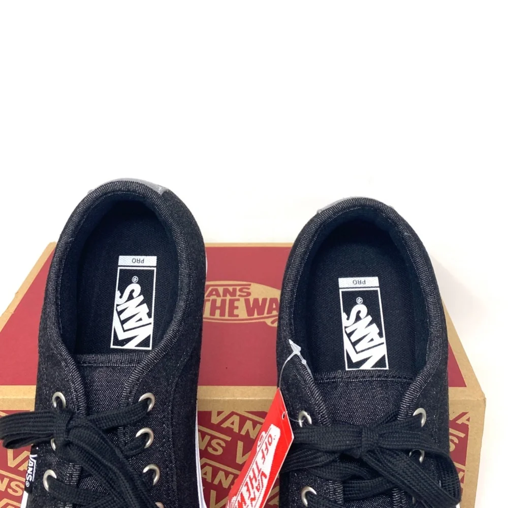 VANS Shoes Men's Size VN0A38CGRY8 Sneakers Chukka Low Denim Black Pewter White - Picture 5 of 8